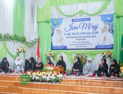 Peringatan Isra Mi’raj, Momen Terakhir Masrupah sebagai Pj Ketua PKK Tapin