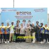 Bupati dan Ketua PKK Tapin Beri Semangat Langsung untuk Atlet Popda