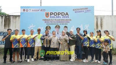Bupati dan Ketua PKK Tapin Beri Semangat Langsung untuk Atlet Popda