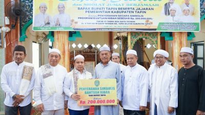 Safari Jumat ke-20, Bupati Tapin Komitmen Kunjungi 33 Masjid Tahun Ini