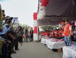 Ribuan Pelajar Meriahkan Karnaval Budaya HUT RI ke-80 di Tapin